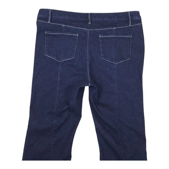 Spartina 449 Womens Denim Pants Jeans Size 14 Cotton & Spandex Blend Dark Wash - Picture 7 of 12